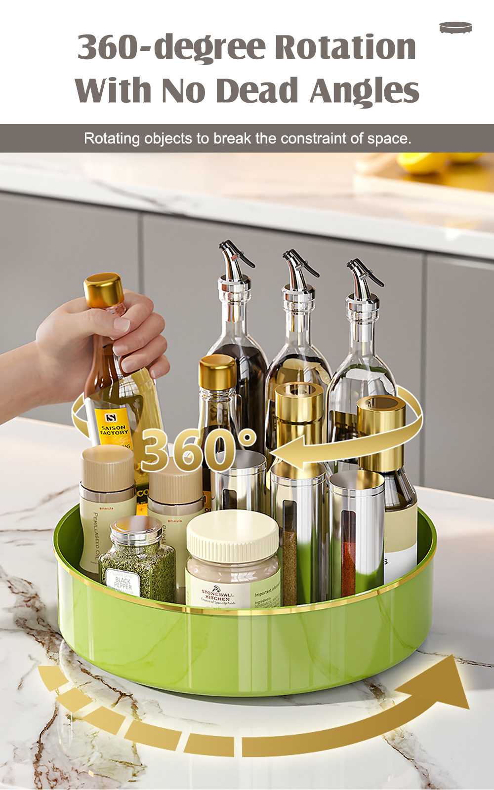 Multifunctional Rotating Storage Tray-2